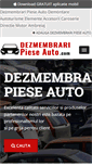 Mobile Screenshot of dezmembraripieseauto.com